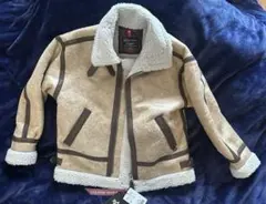 ALPHA INDUSTRIESフェイクムートンボアジャケットS 新品タグ付軽量