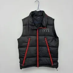 TOMMY 1985 メンズ　ダウンベスト　黒　ラ32