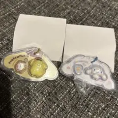 サンリオキャラクターズ パッケージチャーム ポムポムプリン シナモロール