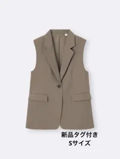 【新品タグ付き】テーラードベストZ Sサイズ GU