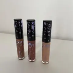 限定品Mac ラッキースターズリップグロスキット　ニュートラルリップガラス　3色