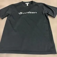 phiten ファイテン 半袖Tシャツ ブラック 背中デカロゴ　LLサイズのサムネイル