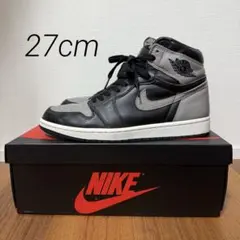 【美品】Nike Air Jordan 1 Retro Shadow 27cm