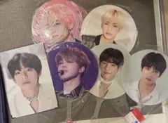 BTS キムテヒョン テテ パクジミン ジミン うちわ グッズ
