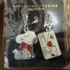 スヌーピー　USJ ペアチャーム　ユニバ