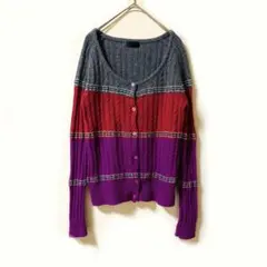 極美品✨ ポールスミス ブラック 長袖 カーディガン アンゴラウール ニット Mのサムネイル