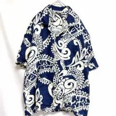 P50【US輸入】Palmwave 半袖アロハシャツ【メンズ2XL】総柄 - メルカリ