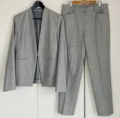 theory luxe グレー ビジネススーツ 042