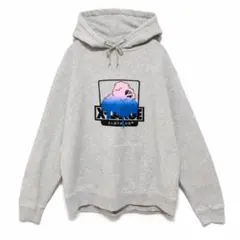 エクストララージ/XLARGE パーカー　グレー　デカロゴプリント　M