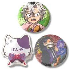 不死川玄弥 実弥 鬼滅の刃 缶バッジ ナンジャタウン ひなまつり ジャンプ