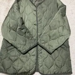 オリーブグリーン キルティングジャケット Lサイズ