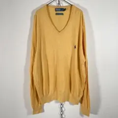 90s POLO by Ralph Lauren Vネック カシミヤ混セーターのサムネイル