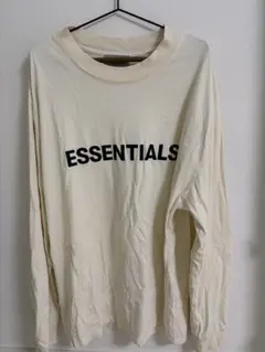essentials オフホワイト ロゴ ロング スリーブ Ｔシャツのサムネイル