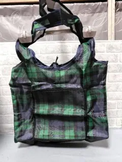 ★ 伊勢丹 ★ ③ BW 折りたたみ ファスナー収納 エコバッグ