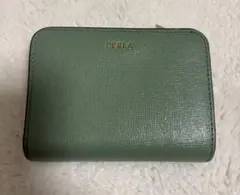 FURLA エメラルドグリーン 二つ折り財布
