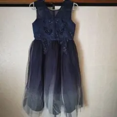 刺繍チュールドレス 160 ピアノの発表会などに…