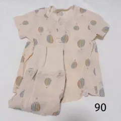 パジャマ　ルームウェア　上下　半袖　テータテート　ベビー　キッズ　90 夏のサムネイル