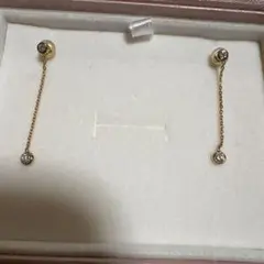 シノエクラ K18 ダイヤモンドピアス Enchante 0.2ct