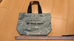 Think Bee! 水色 トートバッグ
