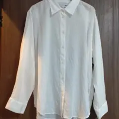 ユニクロ×イネス シアーコットンリラックスシャツ L