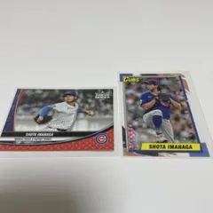 今永昇太カード2枚セット（東京シリーズ・topps35周年桜インサートデザイン）