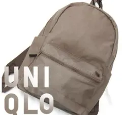 デイリー使いに！美品★UNIQLO ユニクロ　リュック　バックパックベージュA4のサムネイル