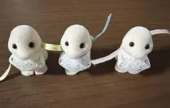 シルバニアファミリー 人形本体 3体セット　アヒル　子供