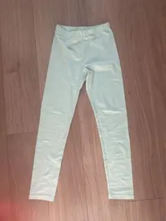 新品•H&M キッズレギンス 128cm ミントグリーン