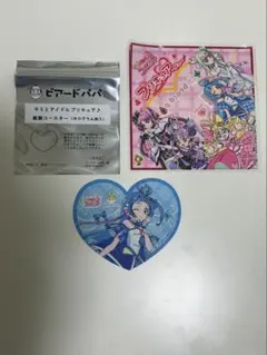 キミとアイドルプリキュア　ビアードパパ　紙製コースター　キュアウィンク