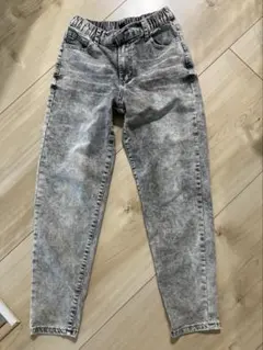 SHEINグレー ストレートレッグ デニムパンツ11y-12y