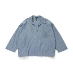 LAUREN JEANS CO. シャンブレーシャツ 七分袖 XL