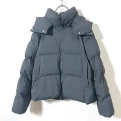 GU ジーユー　ヒートパデッドブルゾン　黒　M