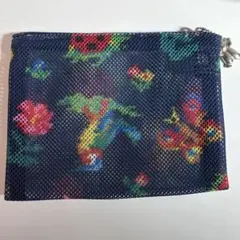【FEILER】フェイラー ハイジ メッシュポーチ Sサイズ ネイビー