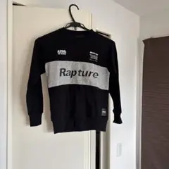 Raptureロゴ入りトレーナー（黒/グレー）