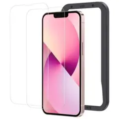 ガラスフィルム iPhone13 mini 用 保護 フィルム 強化ガラス　2枚