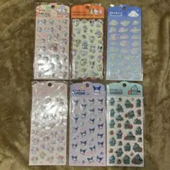 サンリオ ぷくっとシール 6枚 ダイソー