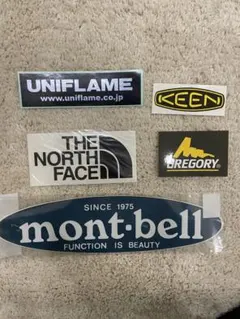 アウトドアブランド ステッカーセット