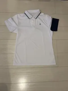 TaylorMade レディースポロシャツ ホワイト/ネイビー 新品