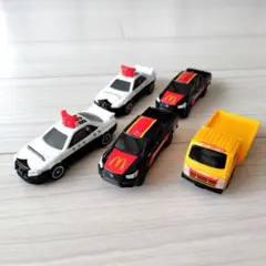 トミカ パトカー マクドナルド トラック 5台セットのサムネイル