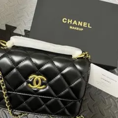 そ*あ様 シャネル　非売品　ノベルティ　ブラックキルティング　ショルダーバッグ