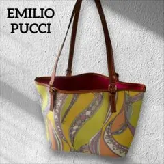エミリオプッチ PUCCI トートバッグ PVC ショルダーバッグ 肩掛け A4