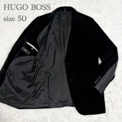 極美品/現行✨HUGO BOSS テーラードジャケット ワッフル ニット 春夏
