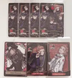 ツイステ ケイト メタカ クリアビジュアルカード ウエハース まとめ売り 7枚