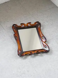 ヴィンテージ ウォールミラー 古道具 アール・ヌーヴォー モダン