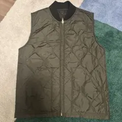 Gold キルティングベスト Mサイズ オリーブ