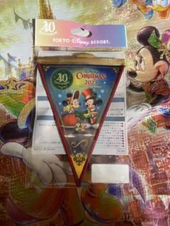 東京ディズニーリゾート40周年　クリスマス　ガーランド　新品