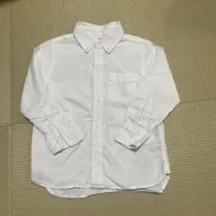 無印良品　110 白シャツ