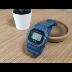 【美品】G-SHOCK DW-5600DE-2JF デニムブルーのサムネイル