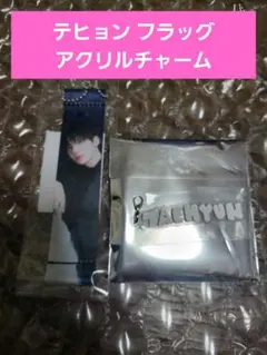 TXT TAEHYUN アクリルチャーム & フラッグ　ガチャ
