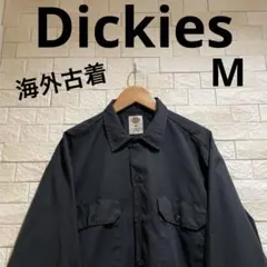 海外古着　ディッキーズ　Dickies 長袖シャツ　長袖ワークシャツ　サイズM